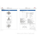 Hydraulic pilot handle valve/Liquid control pilot handle valve